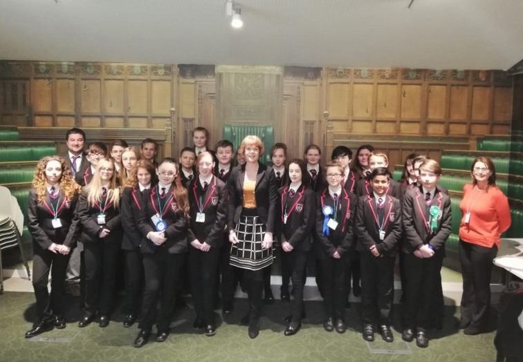 Brownhills School visits Parliament!
