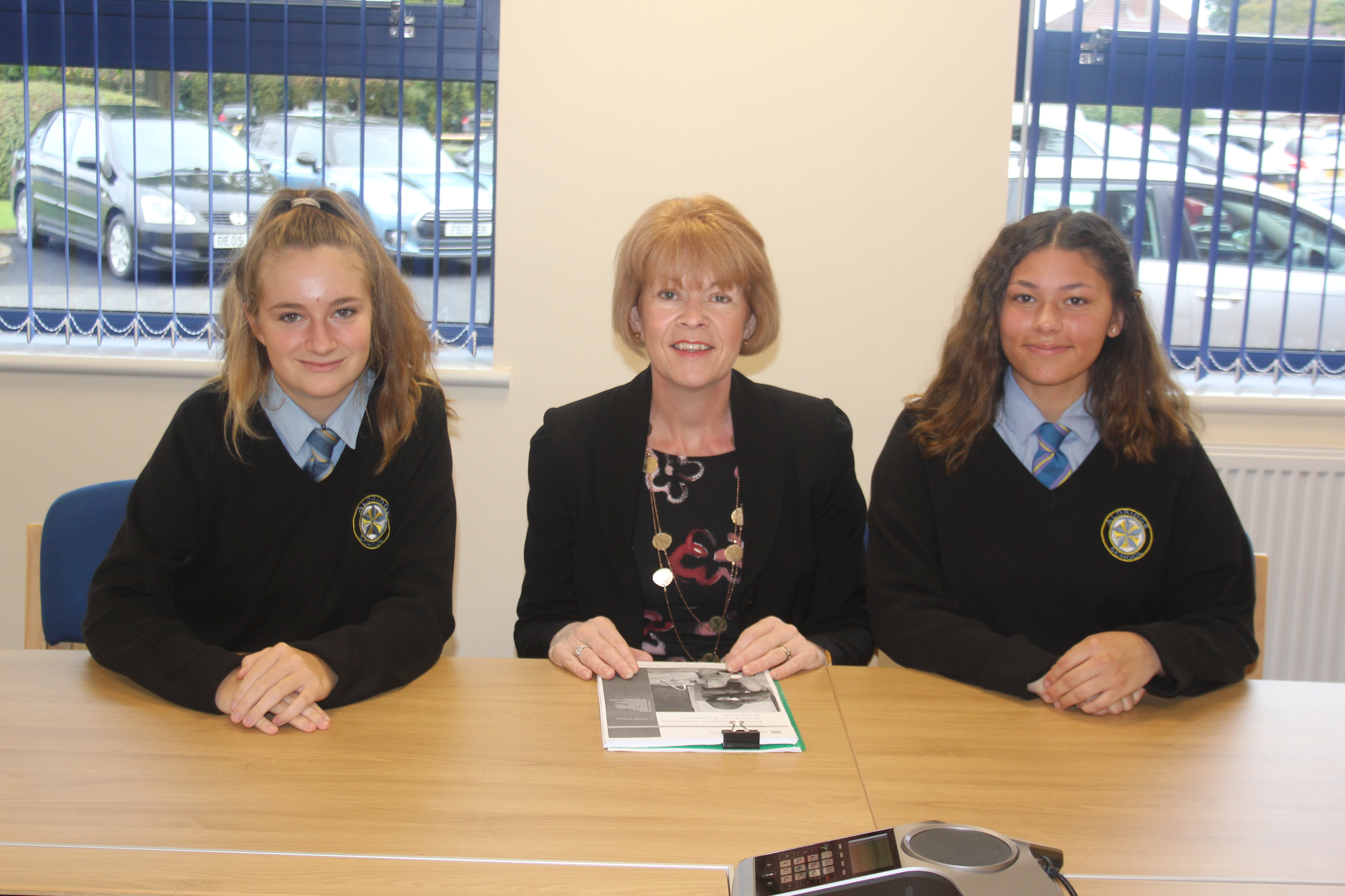 Discussion and interview with Citizenship Students at Aldridge School