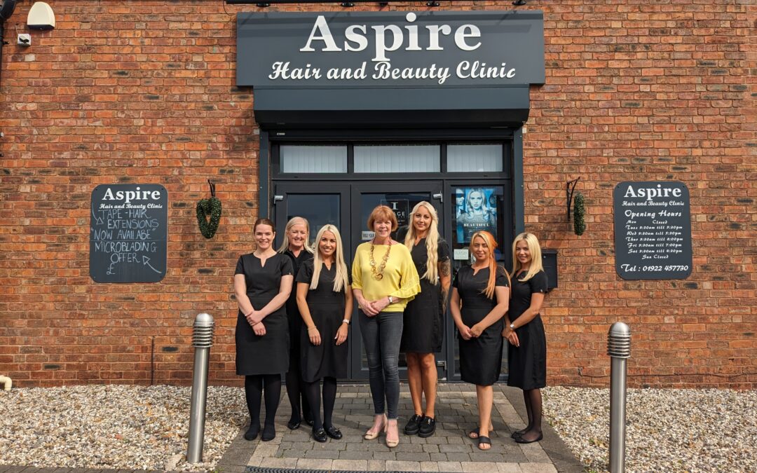 Visiting Aspire Hair and Beauty Clinic in Aldridge