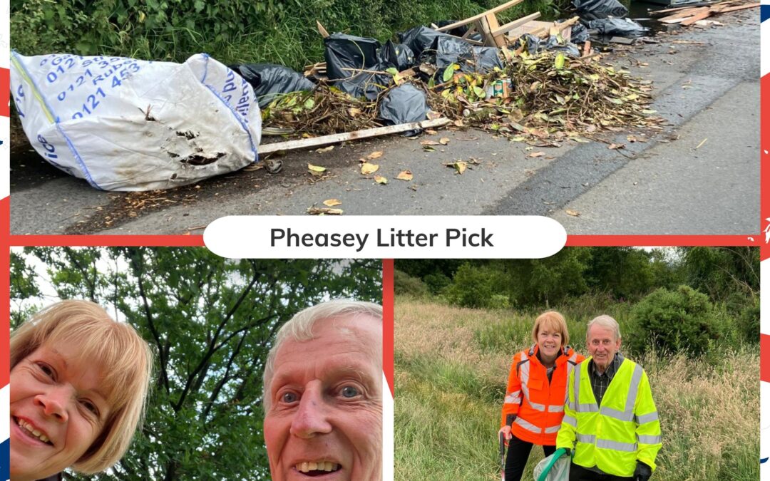 Litter Picking in Pheasey