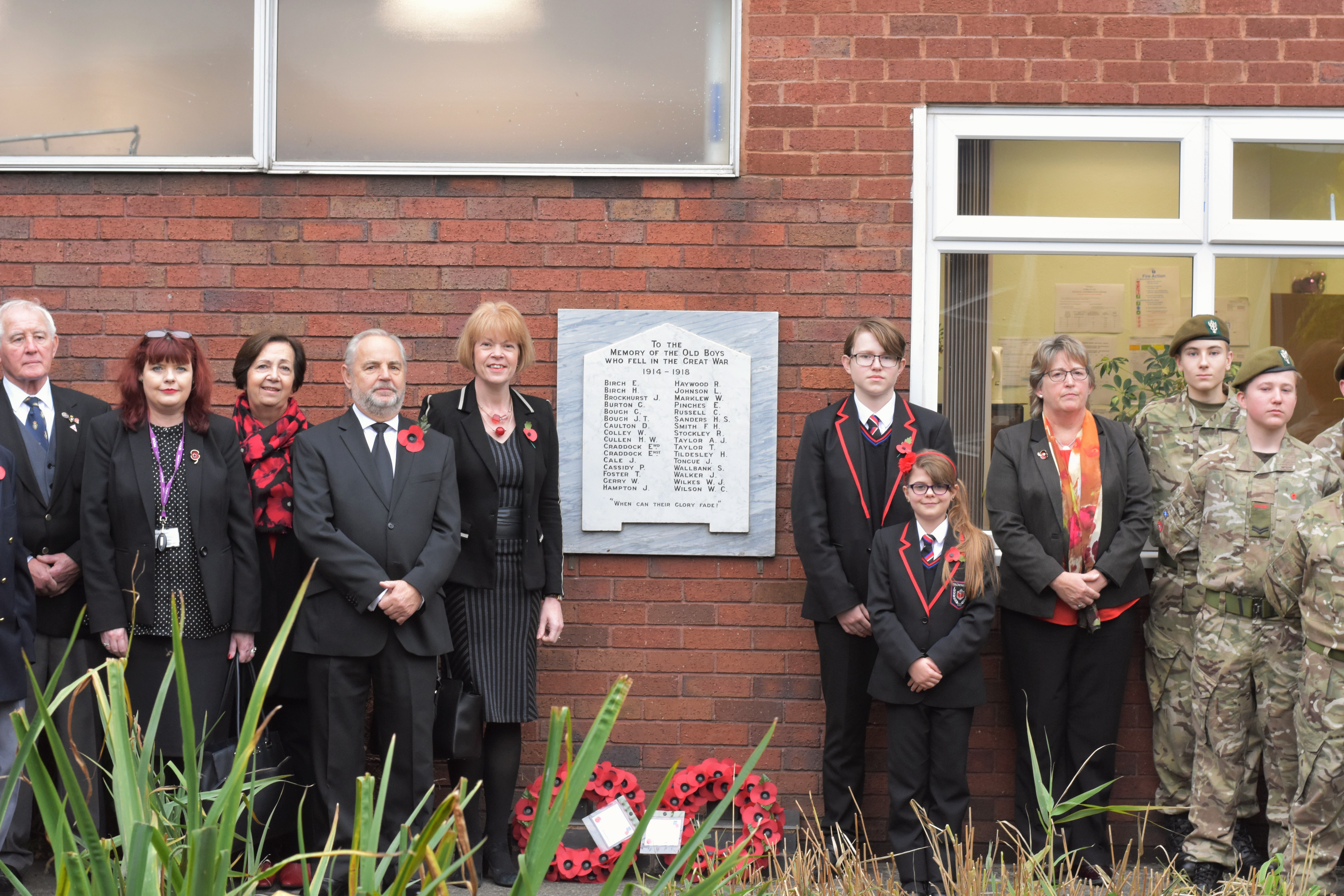 Brownhills School Act of Remembrance 2018