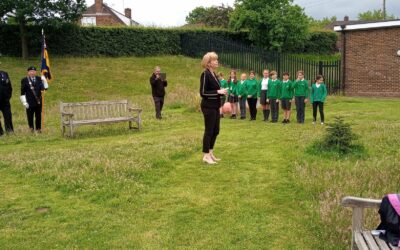 Royal British Legion dedication at Leighswood School