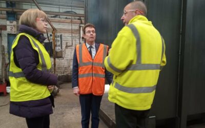 Visit to GJF Fabrications with Mayor Andy Street