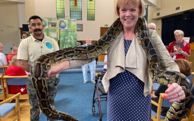 Animals in Hands at Aldridge Methodist Church